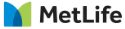 The image displays a logo with the text MetLife prominently featured, indicating the name of an insurance company.